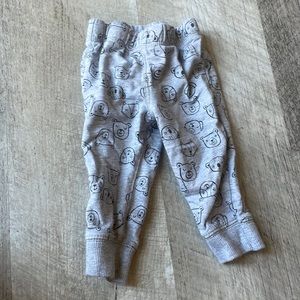 Grey bear joggers